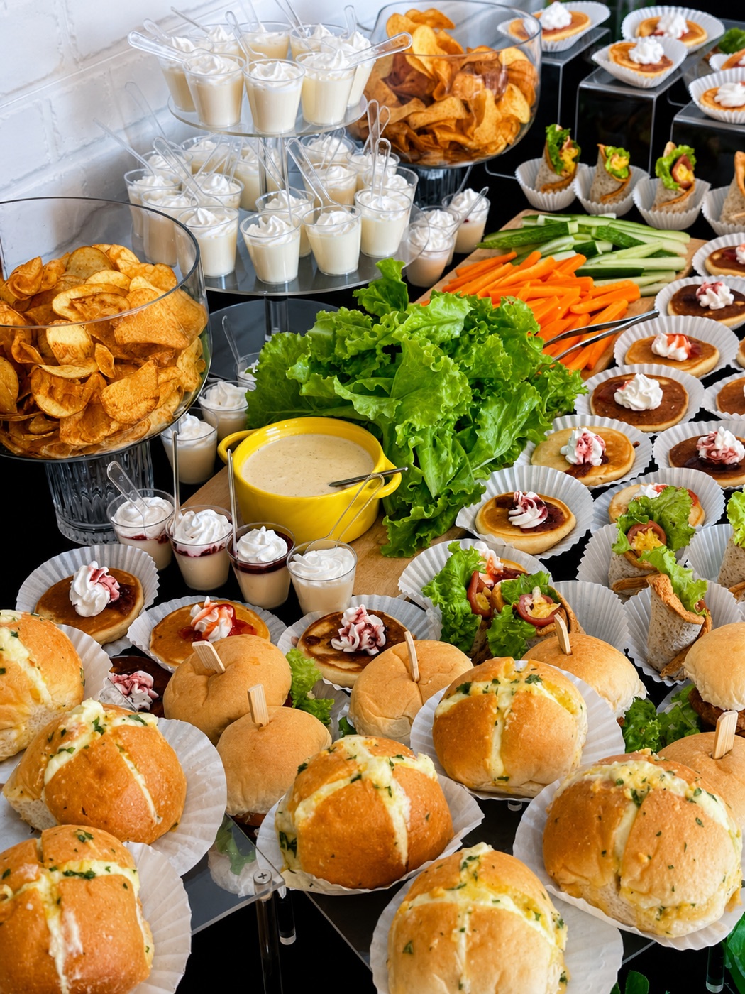 Close-up of a Te'Amo grazing table